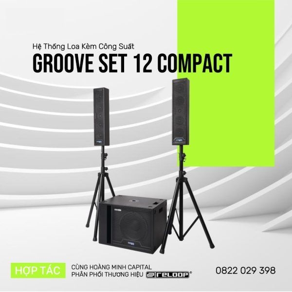 Hệ Thống Loa PA Reloop Groove Set 12 Compact