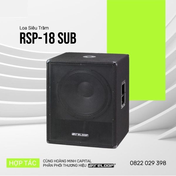 Loa Siêu Trầm Reloop RSP-18 SUB Passive
