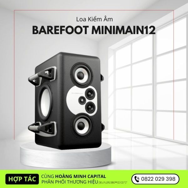 Loa Sub Kiểm Âm Barefoot MiniMain12 4-way Active
